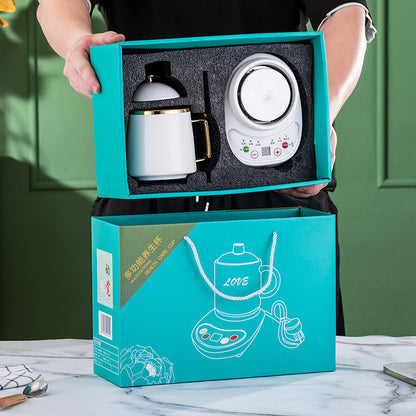 Creative Warm Cup Microgravity Automatic Heating Ceramic Cup Coaster