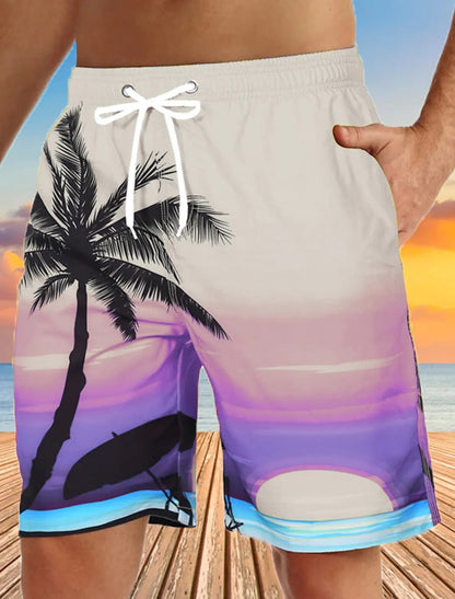 Men's Beach Pants Summer Cool Quick-drying Loose Big Panties
