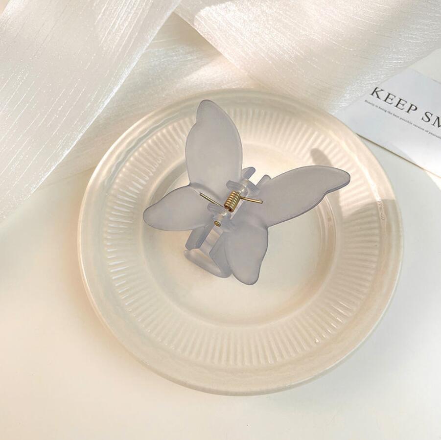 Korean Super Fairy Butterfly Hairpin Frosted Shark Headgear