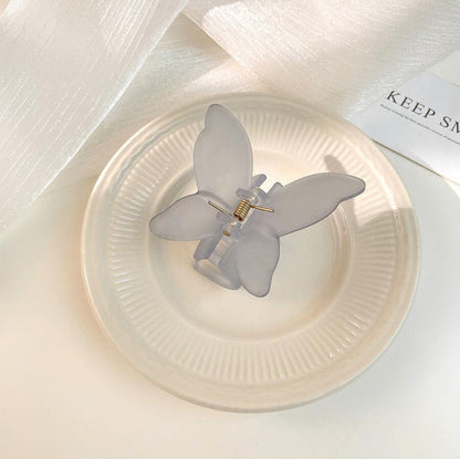 Korean Super Fairy Butterfly Hairpin Frosted Shark Headgear