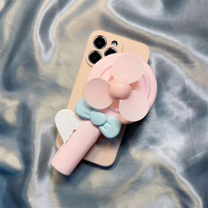 Lollipop Hand Fan Drop-resistant Soft Phone Case