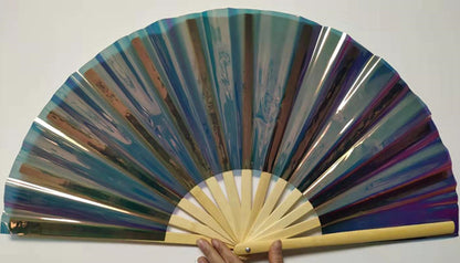 Fashion Single-sided Personality PVC Folding Fan