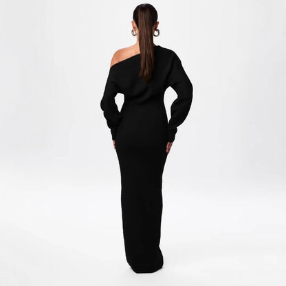 Women's Long Sleeve Slim Fit Elegant Dress