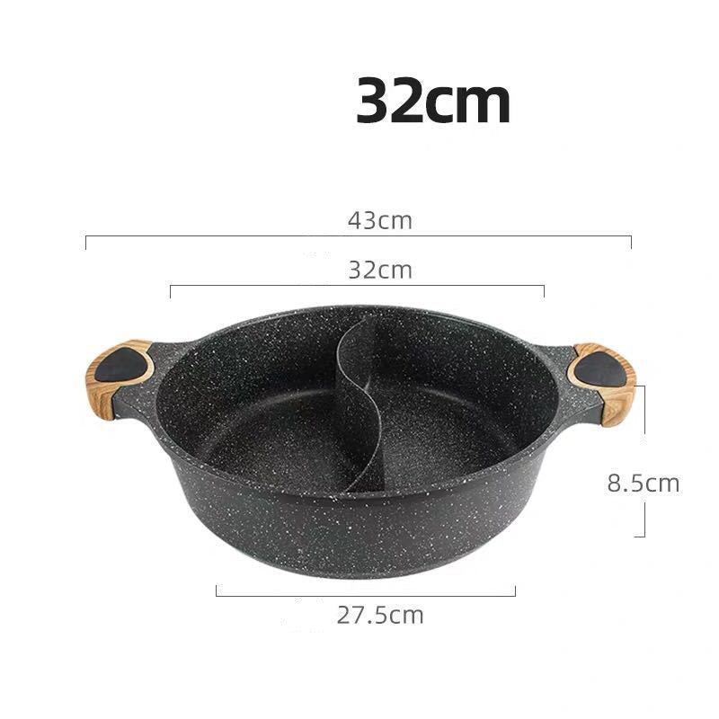 Maifan Stone Mandarin Duck Hot Pot Household Non-stick