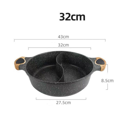 Maifan Stone Mandarin Duck Hot Pot Household Non-stick