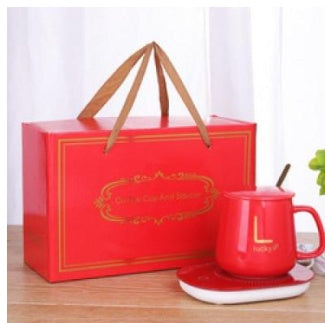 Creative Warm Cup Microgravity Automatic Heating Ceramic Cup Coaster