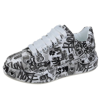 New Style Women's Shoes Graffiti Sneakers Casual Sports