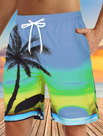Men's Beach Pants Summer Cool Quick-drying Loose Big Panties