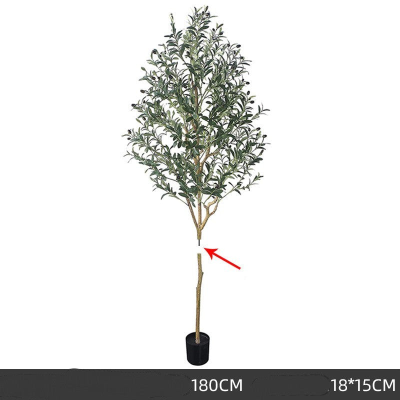 Large Simulation Plant Olive Tree Indoor Window Decoration Simulation Tree