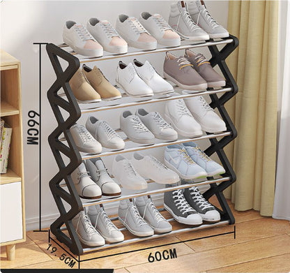 X-shaped Shoe Rack Simple Storage