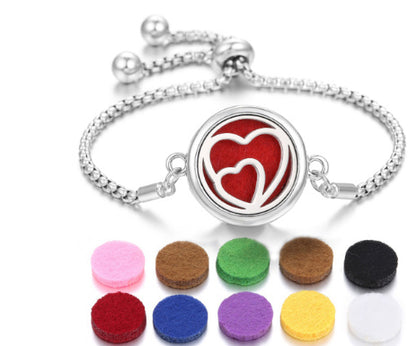 Lucky Tree Aromatherapy Oil Stainless Steel Alloy Bracelet