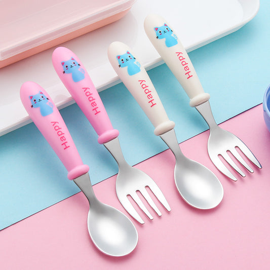 304 Children's Cutlery Set Short Handle Stainless Steel Spoon