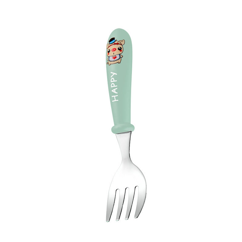 304 Children's Cutlery Set Short Handle Stainless Steel Spoon