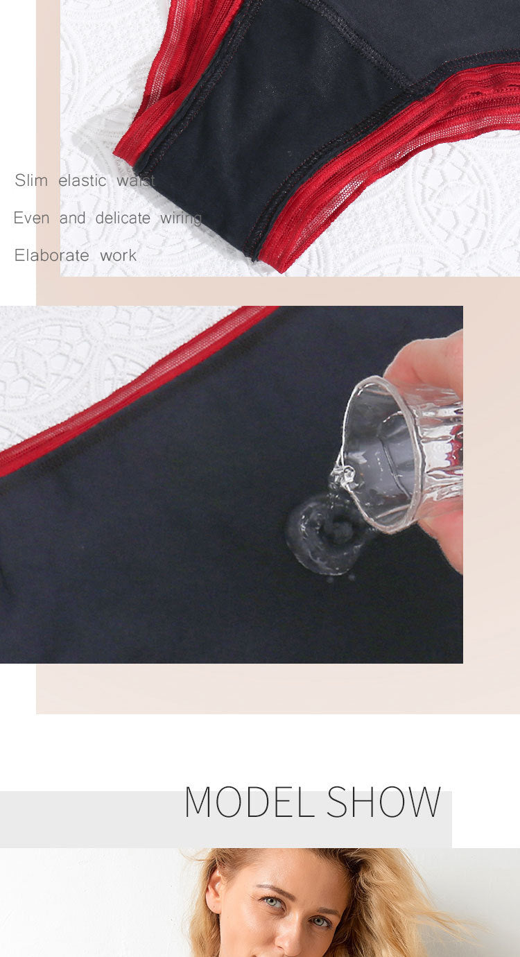 Women's Menstrual Period Four-layer Lace Leak-proof Underwear