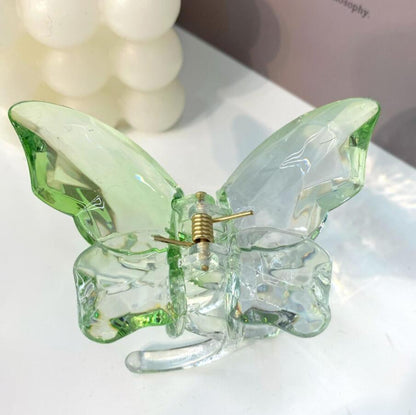 Korean Super Fairy Butterfly Hairpin Frosted Shark Headgear