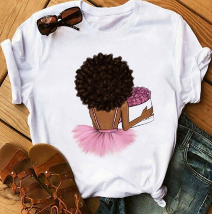 Short-sleeved T-shirt Women's Loose Top Women