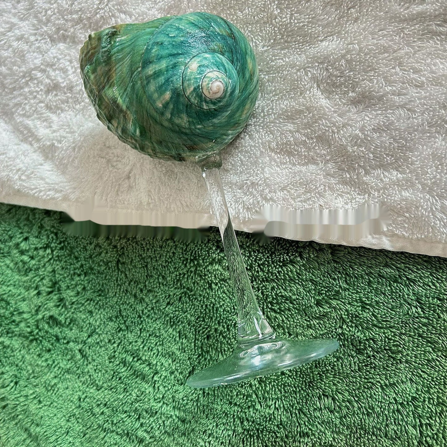 Ins Handmade Shell Conch Wine Glass Aromatherapy Dish