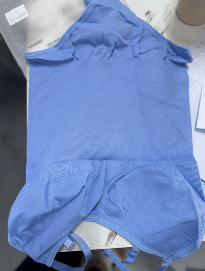 Plus Size Bodybuilding Belly Contraction Shapewear One-piece Seamless T-back