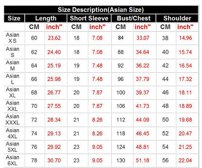 3D Printed Summer Fashion Casual Short Sleeve T-shirt