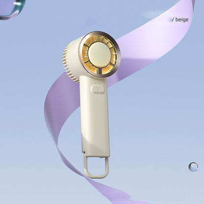 Ice Cooling Fan Handheld USB Rechargeable