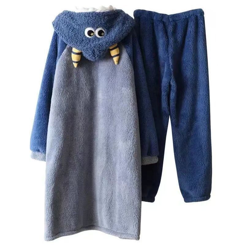 Nightgown Winter Long Wool Comfortable Cotton Velvet